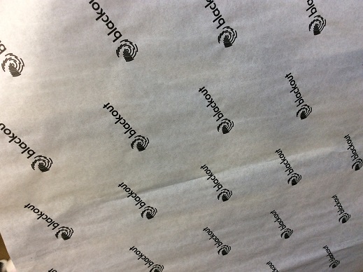 Упаковочная бумага с логотипом компании