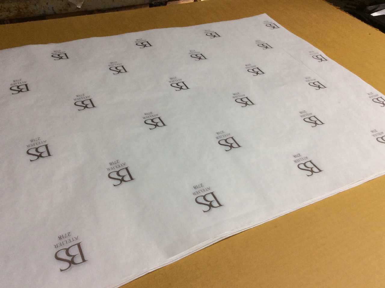 Печать и резка упаковочной бумаги в листах
