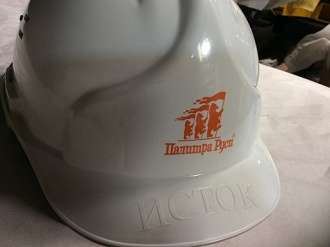Логотип на строительной каске