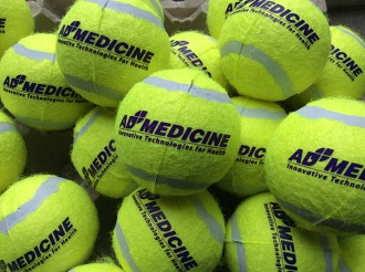 Мячи для большого тенниса с нанесением логотипа.