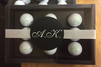 Упаковочная коробка по индивидуальному дизайну под мячи для гольфа