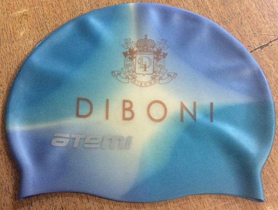 Шапка силиконовая для плавания. Нанесение логотипа в 1 цвет.