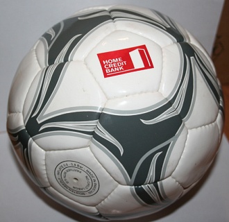 Футбольный мяч с нанесением логотипа.