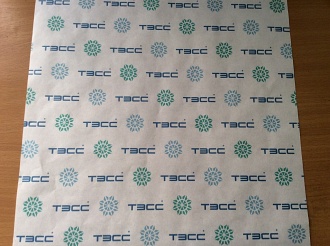Логотип Tess в 2 цвета на пергаментной крафт бумаге