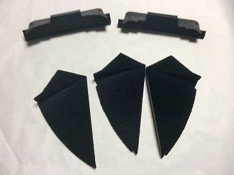 Флокирование  элементов заказчика в флок чёрного цвета. 