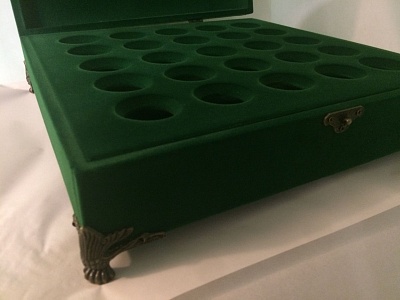 Флокированная коробочка для мячиков для игры в гольф