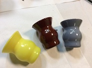 Покраска стеклянных стаканов в разные цвета