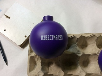 Производство стеклянных шаров с нанесением и покраской