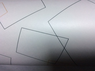 Бумага для упаковки подарков геометрия